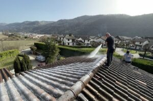 Nettoyage, démoussage toiture à Grenoble et dans le 38